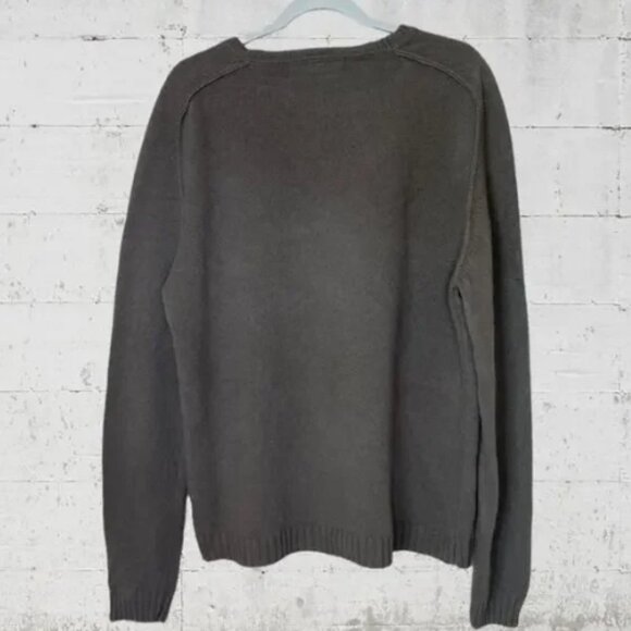 White Stuff Men's Crewneck 100% Lambswool Sweater Size XL Academia Neutral - Picture 4 of 9